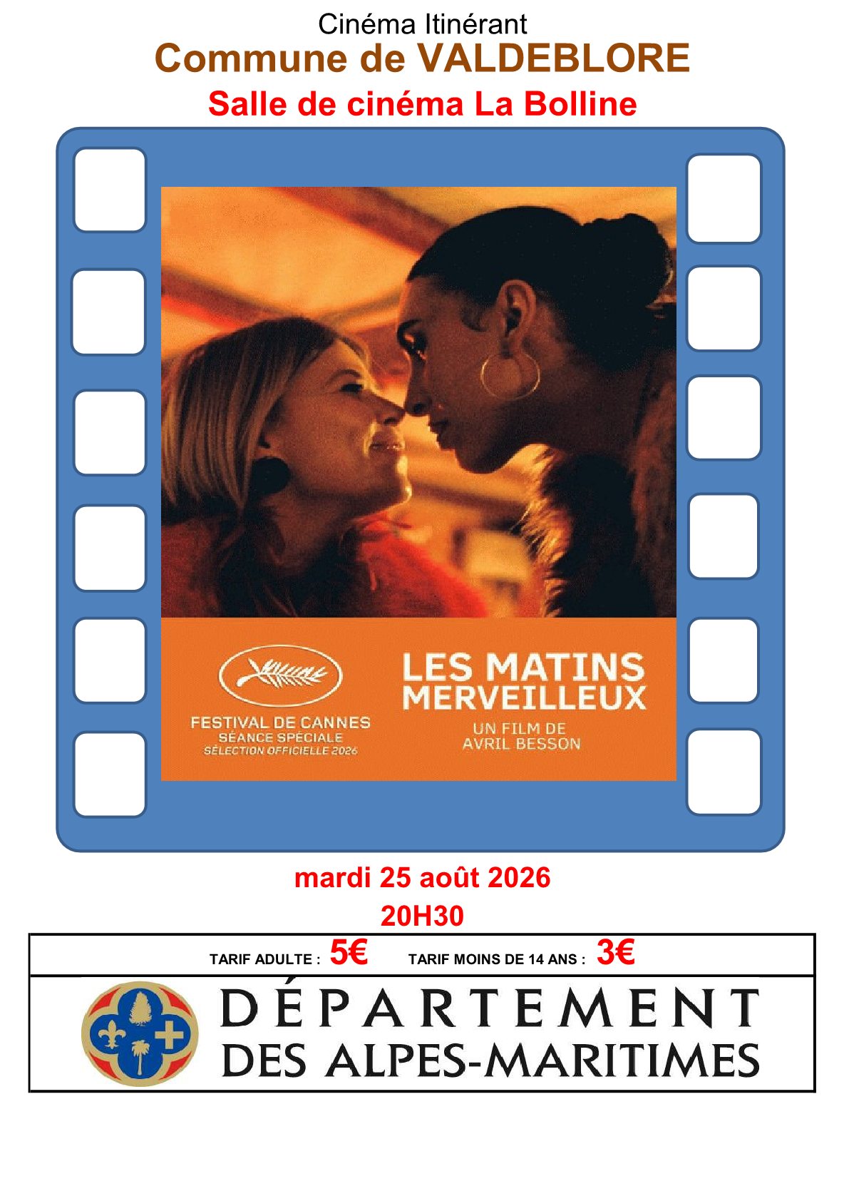 S&eacute;ance de cin&eacute;ma 