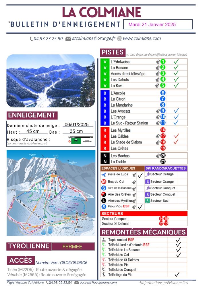 BULLETIN D ENNNEIGEMENT du 18 01 20251