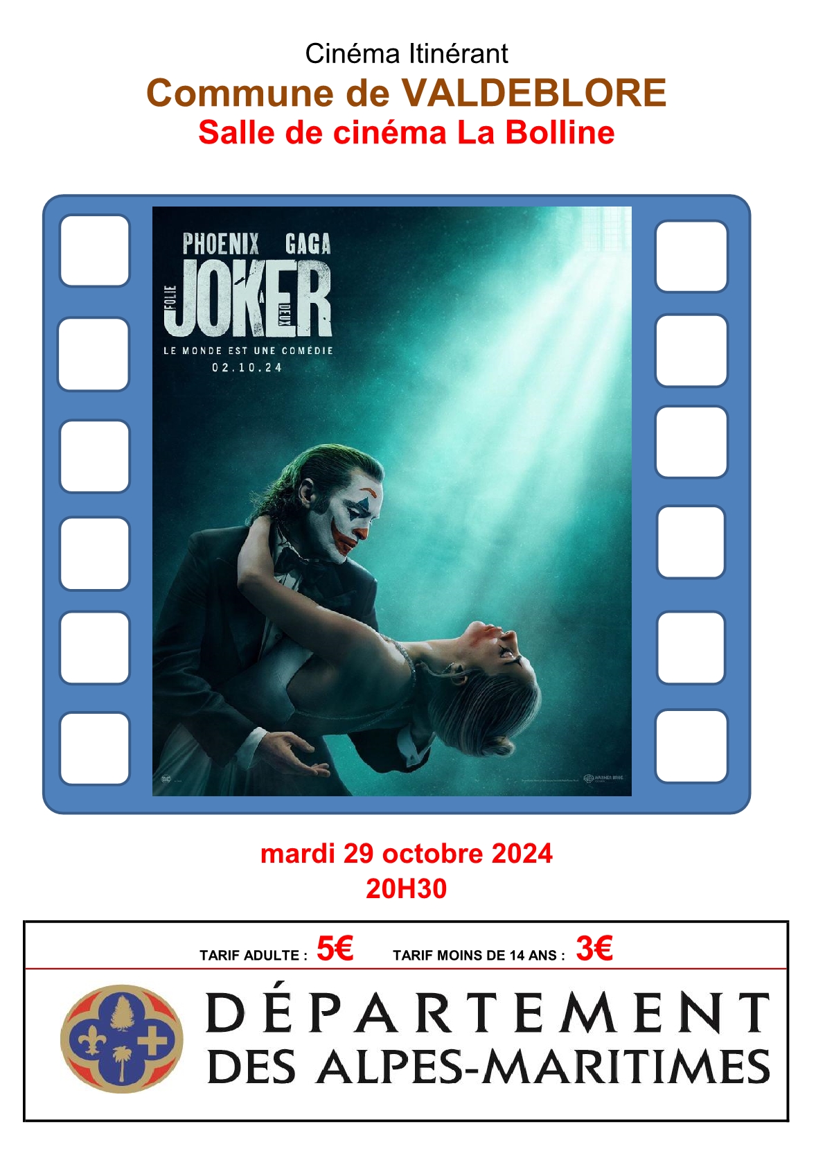 Seance de cinema Joker